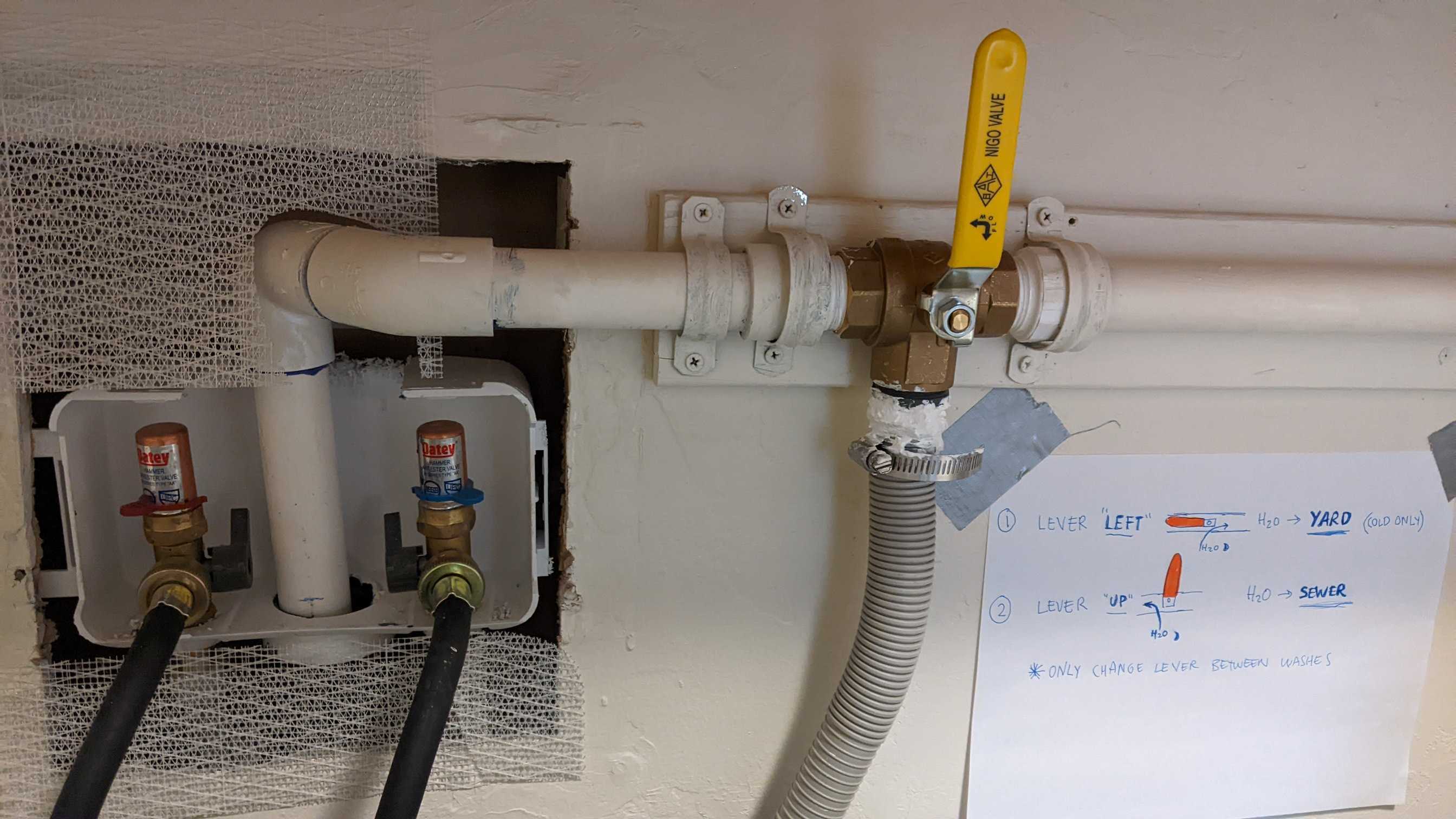 grey water valve